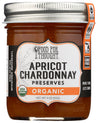 Food For Thought: Organic Apricot Chardonnay Preserves, 9 Oz