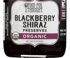Food For Thou_Organic Blackberry Shiraz Preserves, 9 Ozgh