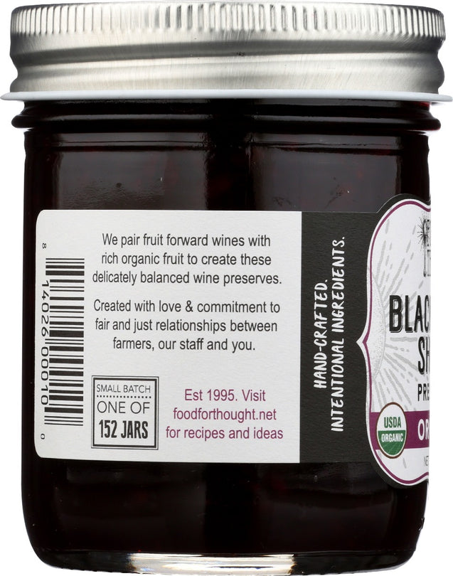 Food For Thou_Organic Blackberry Shiraz Preserves, 9 Ozgh