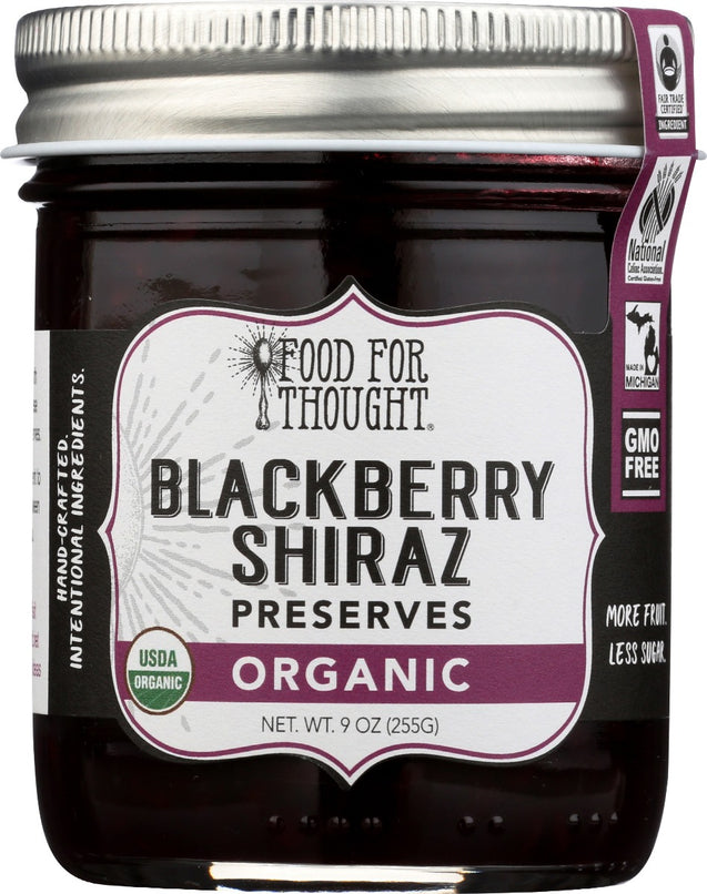 Food For Thou_Organic Blackberry Shiraz Preserves, 9 Ozgh