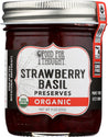 Food For Thought: Organic Strawberry Basil Preserves, 9 Oz