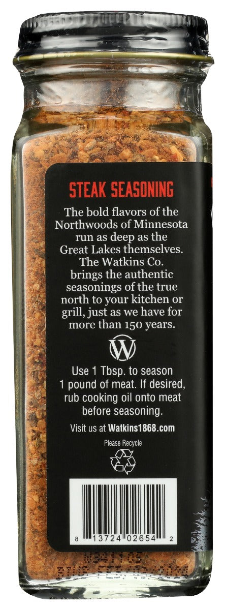 Watkins: 1868 Organic Grilling Seasoning Steak, 3.5 Oz