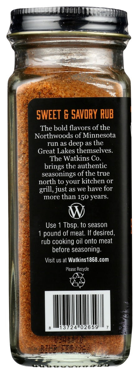 Watkins: 1868 Organic Grilling Sweet And Savory Rub, 3.6 Oz