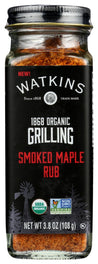 Watkins: 1868 Organic Grilling Smoked Maple Rub, 3.8 Oz