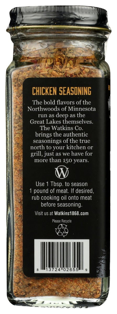 Watkins: 1868 Organic Grilling Chicken Seasoning, 3.2 Oz