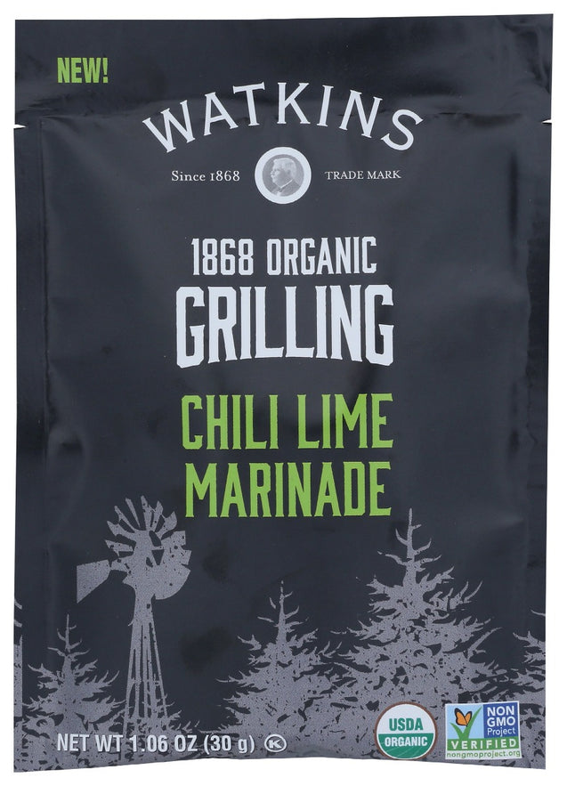 Watkins: 1868 Organic Grilling Chili Lime Marinade, 1.06 Oz