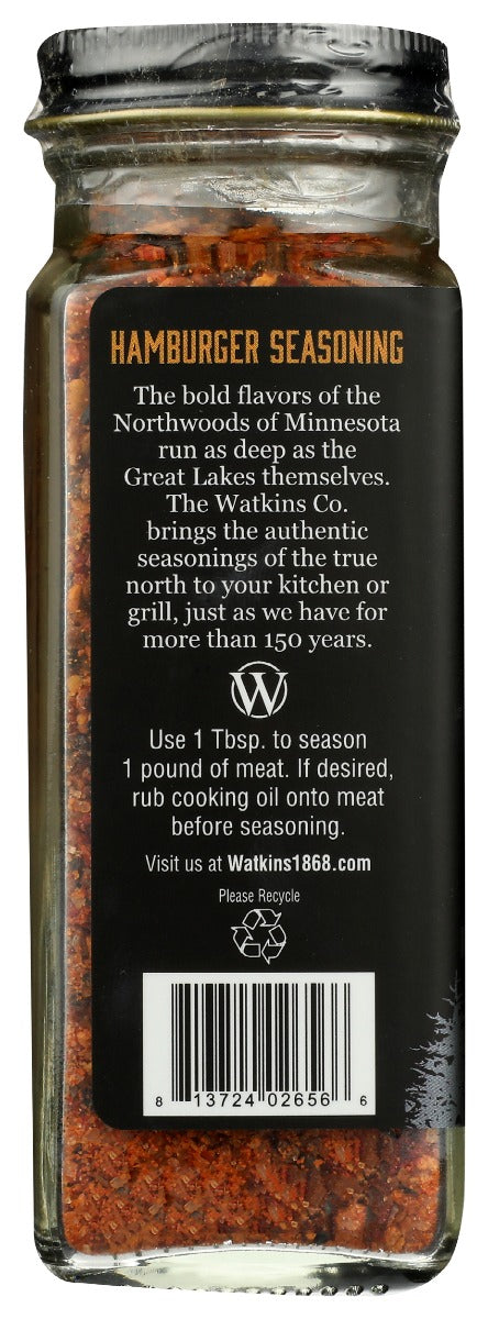 Watkins: 1868 Organic Grilling Hamburger Seasoning, 3.6 Oz