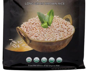 Earth's Promise: Organic Long Grain Brown Rice, 2 Lb - RubertOrganics