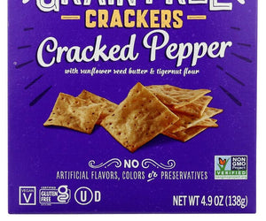 Late July: Cracker Cracked Pepper, 4.9 Oz - RubertOrganics