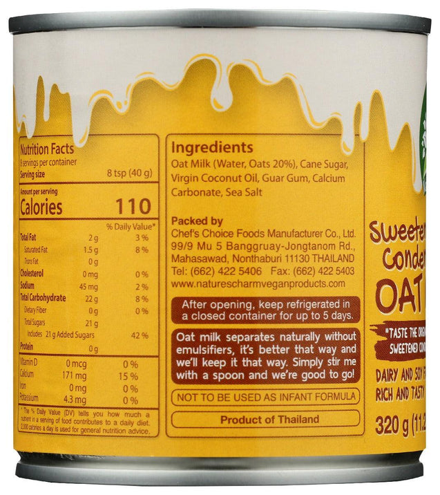 Natures Charm: Milk Oat Condensed, 11.25 Oz - RubertOrganics