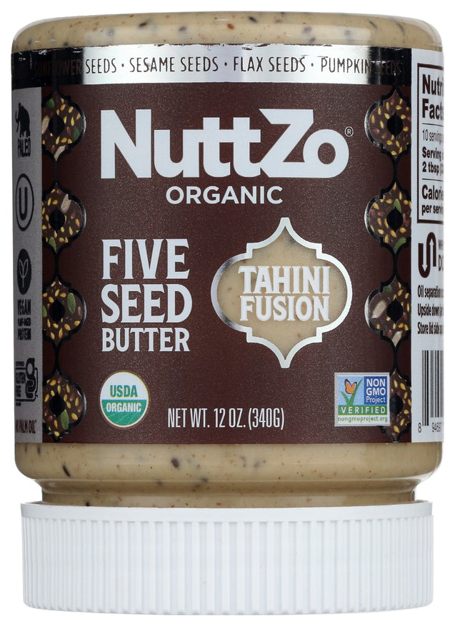 Nuttzo: Five Seed Tahini Organic, 12 Oz