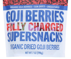 Made In Nature: Organic Dried Goji Berries Fully Charged Supersnacks, 7 Oz
