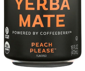 Steaz: Organic Yerba Mate Peach Please, 16 Fo