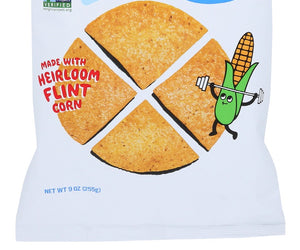 Zacks Mighty: Organic Tortilla Chips Sea Salt, 9 Oz