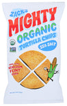 Zacks Mighty: Organic Tortilla Chips Sea Salt, 9 Oz