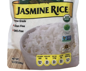 Golden Star: Organic Jasmine Rice, 8.5 Oz