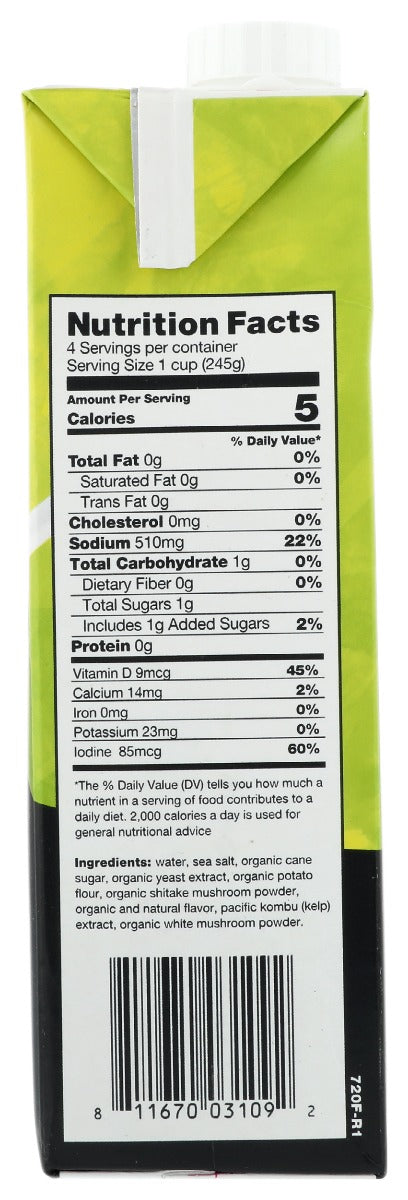 Oceans Halo: Organic No Fish Broth, 32 Oz