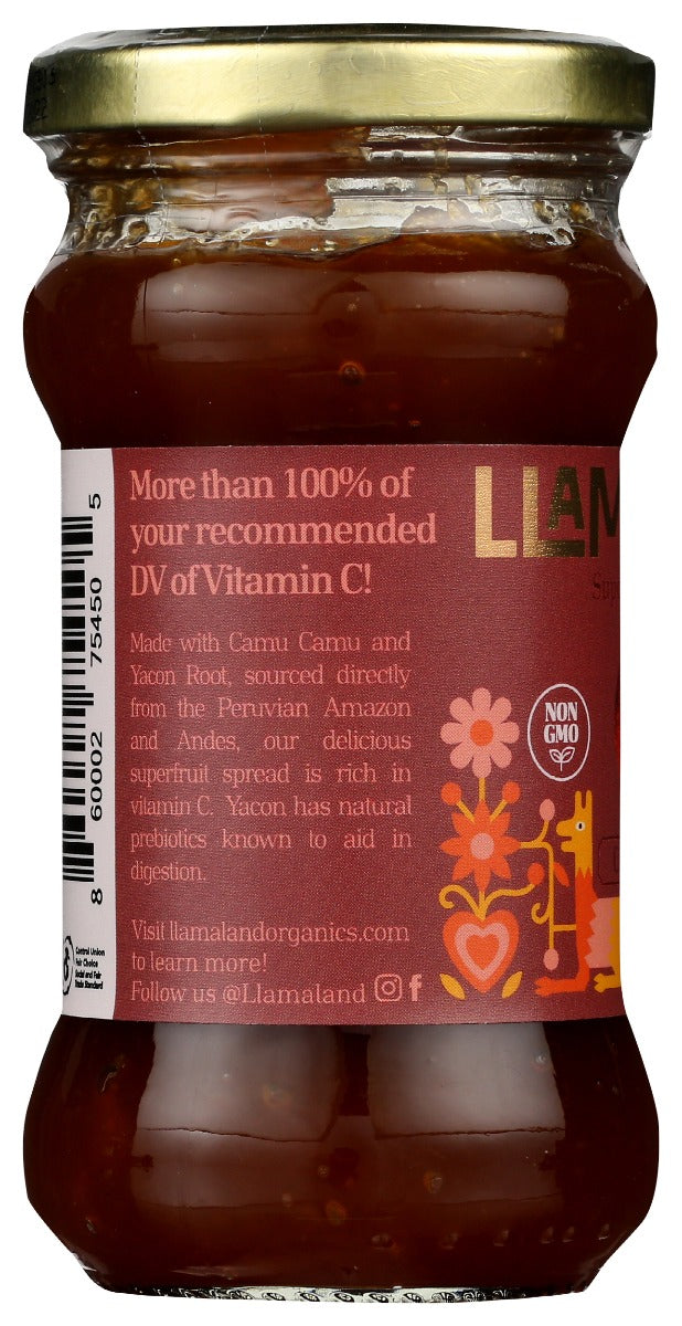 Llamaland Organics: Superfruit Camu Camu Spread, 8.5 Oz