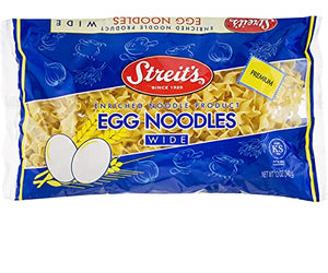 Streits: Wide Egg Noodles Whole Grain, 12 Oz