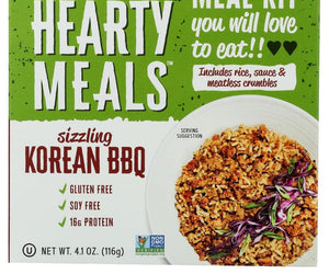 Deeply Rooted: Hearty Meals Sizzling Korean Bbq Rice Bowl, 4.1 Oz - RubertOrganics