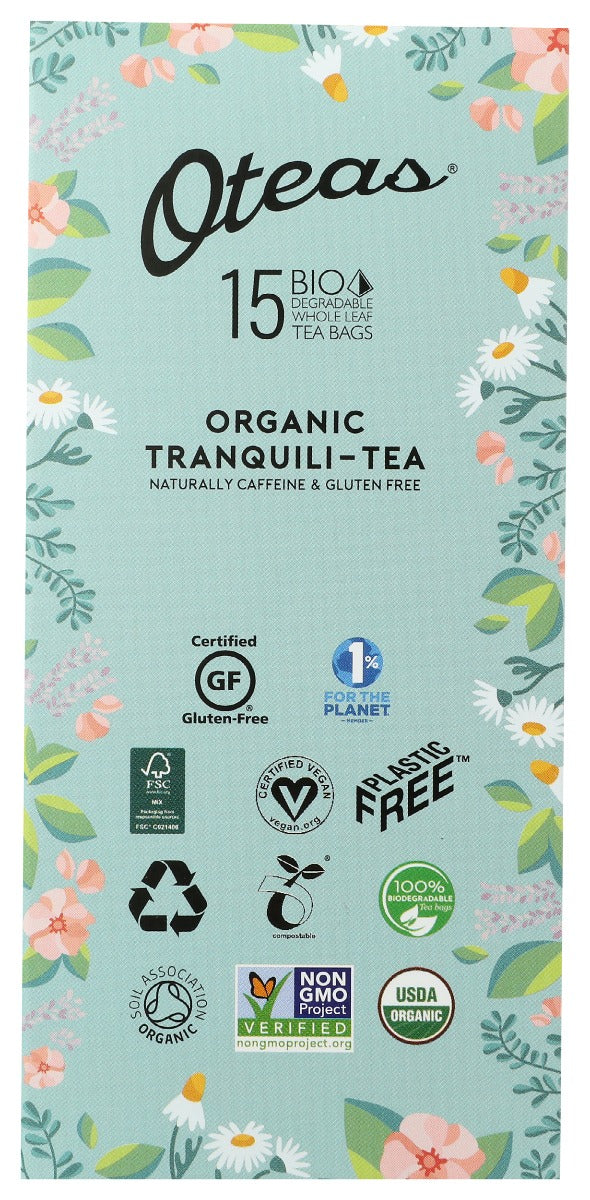 Oteas: Organic Tranquili Tea, 6 Bx