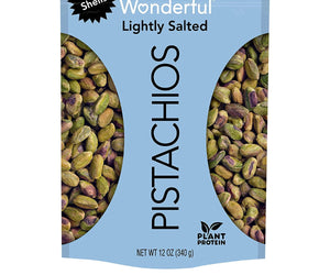 Wonderful Pistachios: Lightly Salted No Shells, 12 Oz