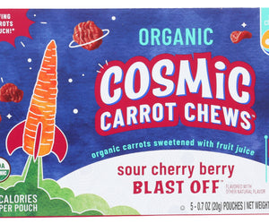Eat The Change: Organic Sour Cherry Berry Cosmic Carrot Chews, 3.5 Oz