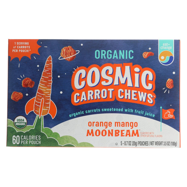 Eat The Change: Organic Orange Mango Cosmic Carrot Chews, 3.5 Oz