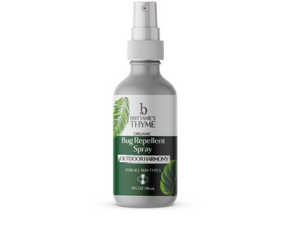 Brittanies Thyme: Organic Bug Repellent Spray Aluminum Bottle, 4 Fo