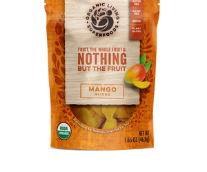 Organic Living Superfoods: Mango Dried Slices, 1.65 Oz