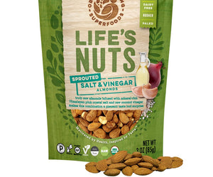Organic Living Superfoods: Almonds Salt N Vinegar, 3 Oz