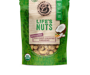 Organic Living Superfoods: Cashews Sprouted Coco Org, 1.4 Oz