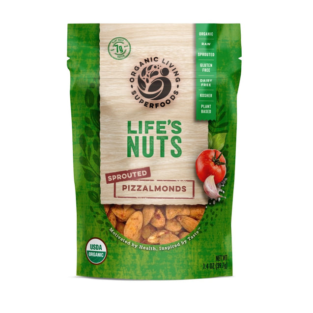 Organic Living Superfoods: Almonds Sprouted Pizz Org, 1.4 Oz