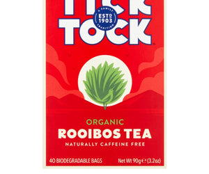 Tick Tock Tea: Tea Organic Rooibos, 40 Bg