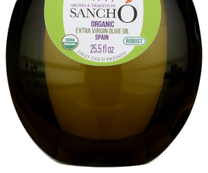 Sancho: Organic Extra Virgin Olive Oil, 25.5 Oz