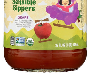 Santa Cruz: Organic Sensible Sippers Grape, 32 Fo