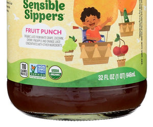 Santa Cruz: Organic Sensible Sippers Fruit Punch, 32 Fo