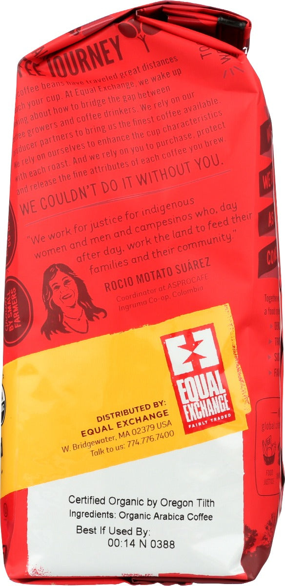 Equal Exchange: Coffee Whole Bean Breakfast Blend Organic, 12 Oz