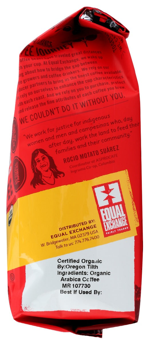 Equal Exchange: Coffee Whole Bean Colombian Organic, 12 Oz