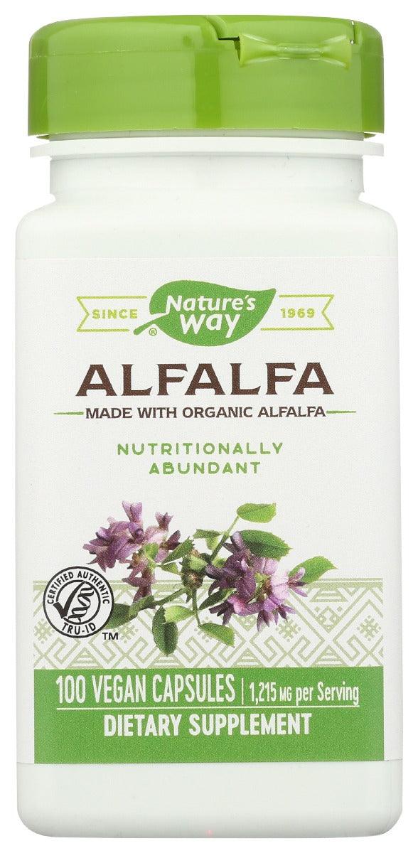 Natures Way: Alfalfa Young Harvest, 100 Vc - RubertOrganics