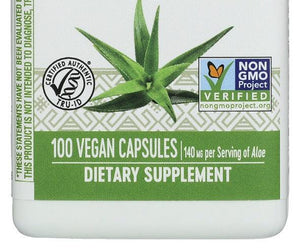 Natures Way: Aloe Leaf & Latex 100vegcp, 100 Vc - RubertOrganics