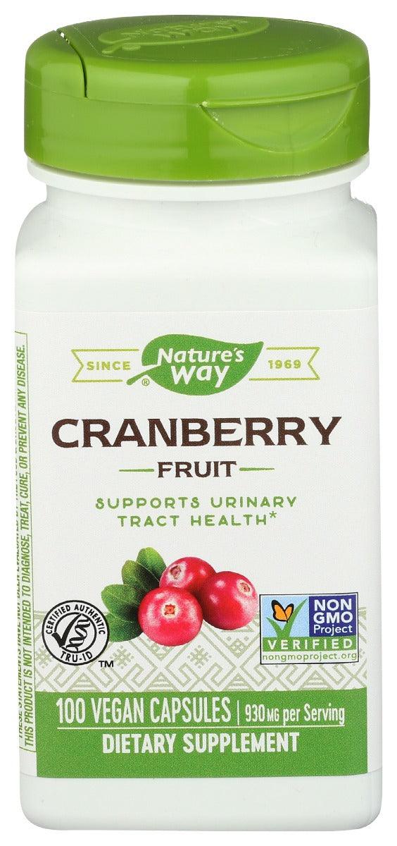 Natures Way: Cranberry Fruit, 100 Cp - RubertOrganics