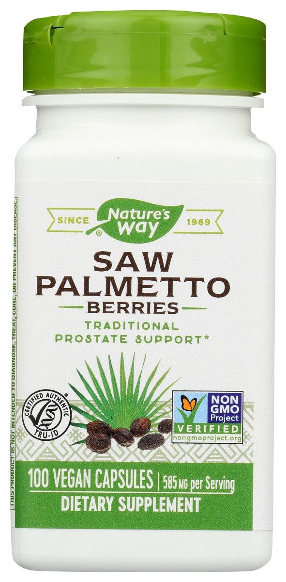 Natures Way: Saw Palmetto Berries 100vegcp, 100 Cp - RubertOrganics