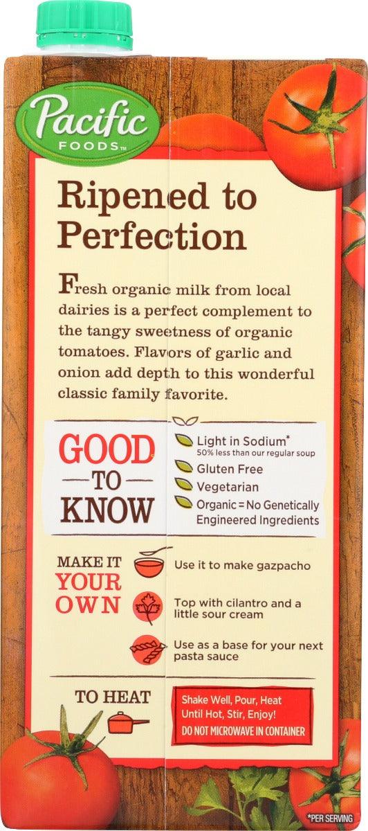 Pacific Foods: Organic Creamy Tomato Soup, 32 Oz - RubertOrganics