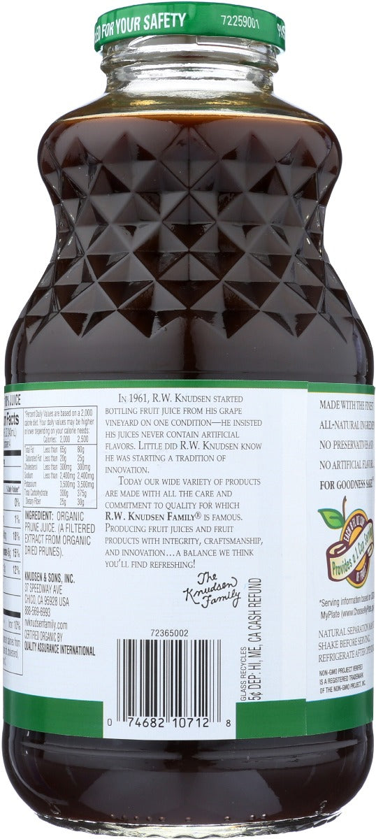 Rw Knudsen Family: Organic Just Prune Juice, 32 Fo