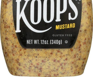 Koops: Mustard Stone Grnd, 12 Oz - RubertOrganics