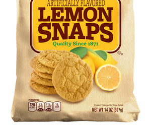 Stauffer: Cookie Lemon Snaps Original, 14 Oz