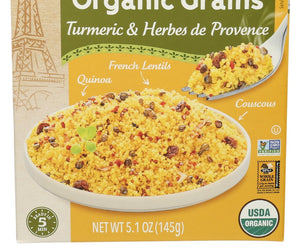 Tipiak: French Harvest Organic Grains Turmeric Herbes De Provence, 5.1 Oz