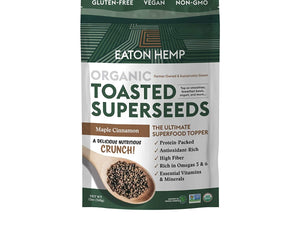 Eaton Hemp: Maple Cinnamon Organic Toasted Superseeds, 12 Oz