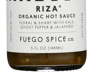 Fuego Spice Co: Riza Organic Hot Sauce, 5 Oz